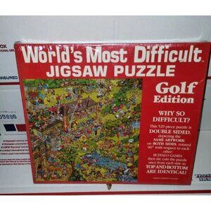 Don Scott 1991 World's Most Difficult Jigsaw Puzzle Golf Edition NEW Sealed.
